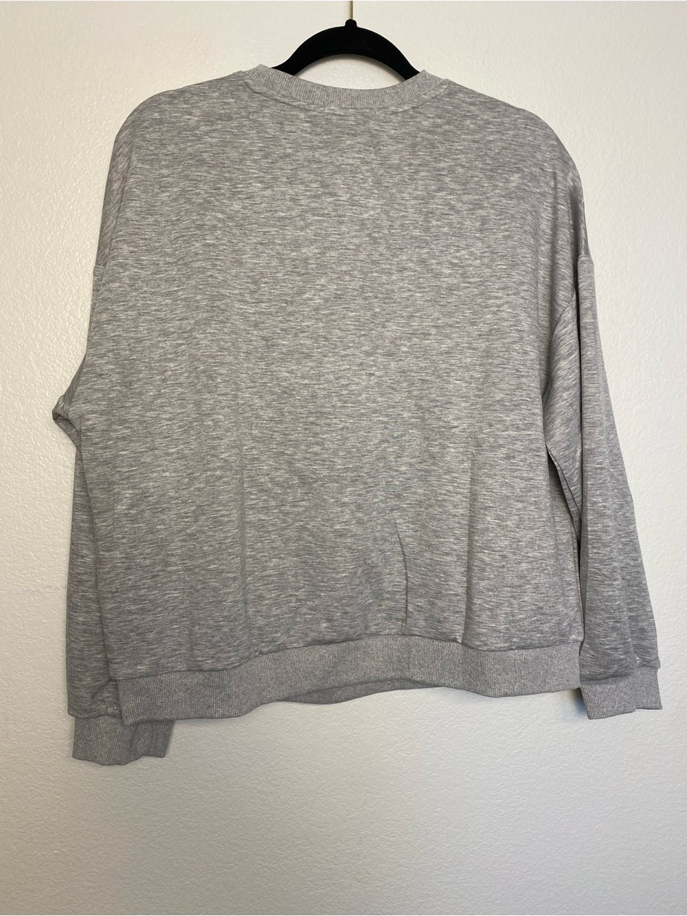 NWT Pinspark Matching Sweatshirt & Shorts Set Heather Gray Lounge Set Size Large - Picture 8 of 12
